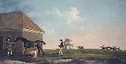 George Stubbs, Gimcrack on Newmarket Heath, with a Trainer, a Stable-lad, and a Jockey